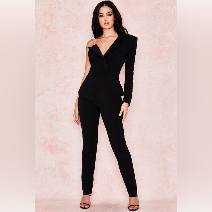 House Of Cb Tux Jumpsuit